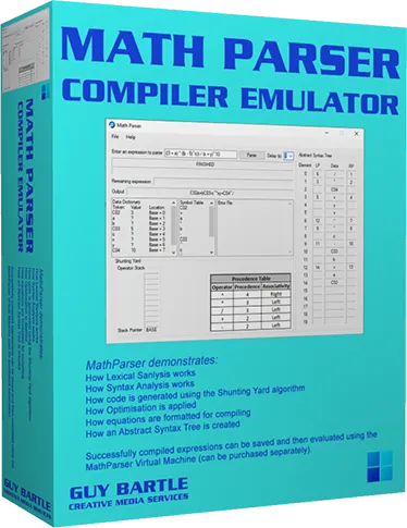 'Math Parser' Compiler Emulator