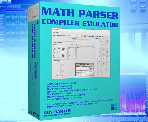 Math Parser Compiler Emulator background