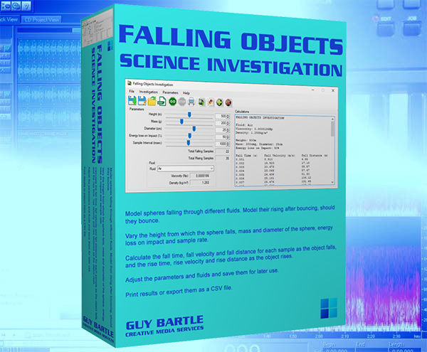 Falling Objects Investigation background